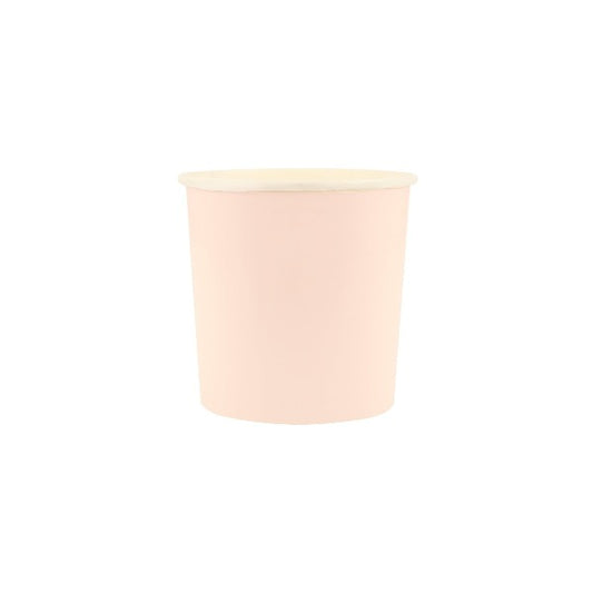 Ballet slipper pink party paper cups