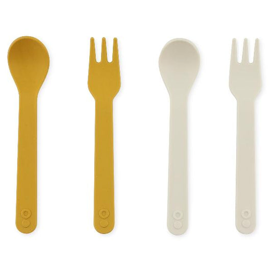 Pla free Spoon and fork set, Save for young babies