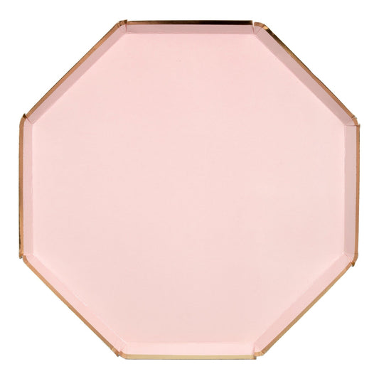 Ballerina pink party plates